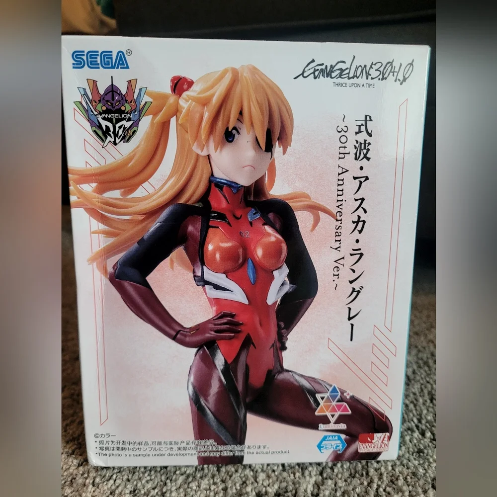 NIB SEGA Evangelion Asuka Langley Figure - Picture 8 of 8